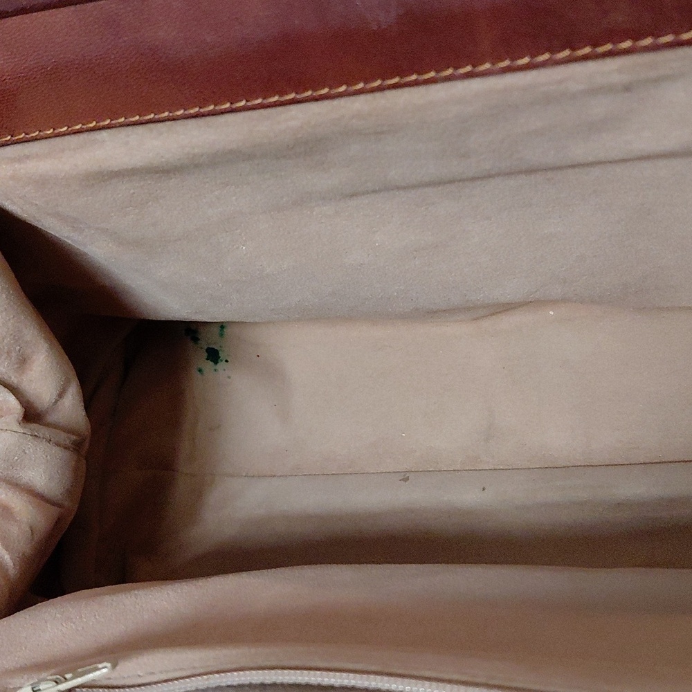 Oroton Brown Leather Handbag - Picture 10 of 10
